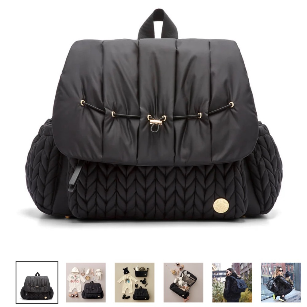 Happ Levy Backpack Black Diaper Bag